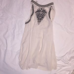 flowy cute top high necked